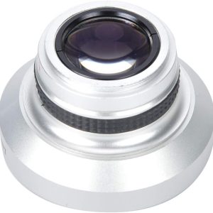 37mm Fisheye Lens 989 Silver Strong Applicability 0.25X Super Fisheye Additional Lens for Camera Lenses