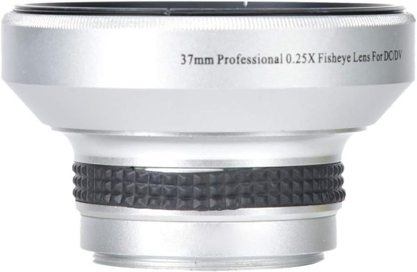 37mm Fisheye Lens 989 Silver Strong Applicability 0.25X Super Fisheye Additional Lens for Camera Lenses - Image 8