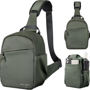 K&F Concept Small Camera Bag for Photographer, Camera Sling Crossbody bag for DSLR/SLR/Mirrorless Camera, Compact Camera Case for Men and Women